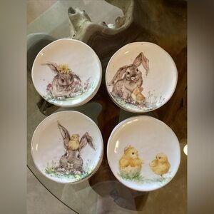 Southern Living Stoneware, Dillards Exclusive Easter/Spring Set of 8 Nwt.